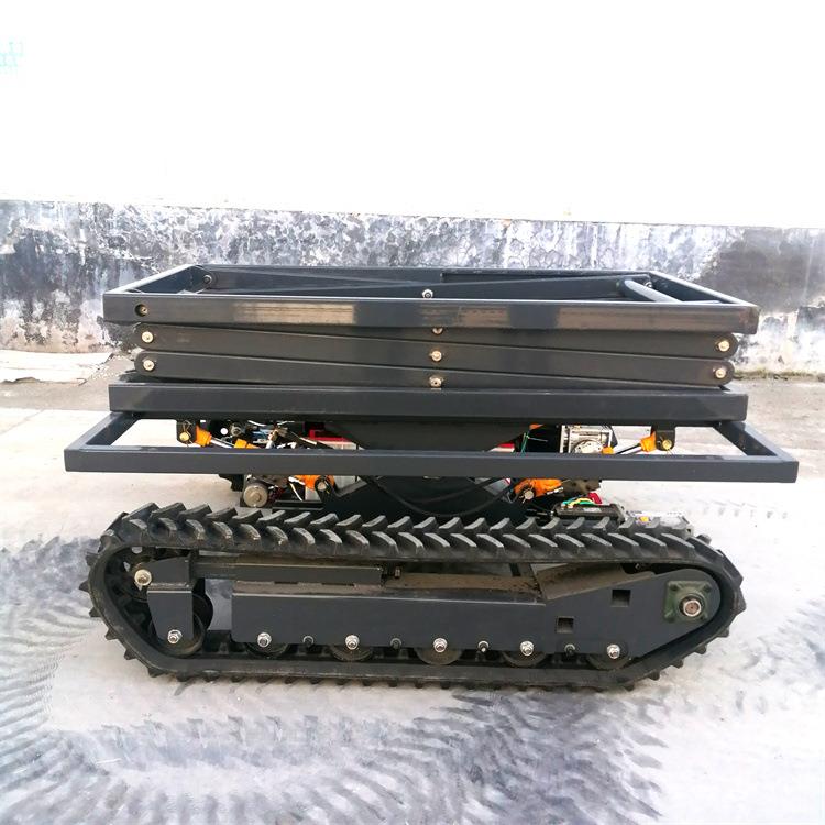 爬山虎液压遥控农用机械底盘总成全地形履带机器人底盘