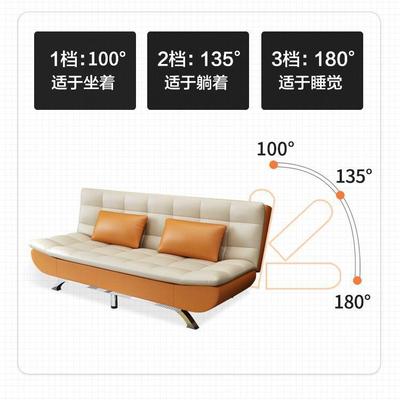 三防猫抓皮沙发床一体两用公寓小户型客厅家用多功能免洗沙发佛山