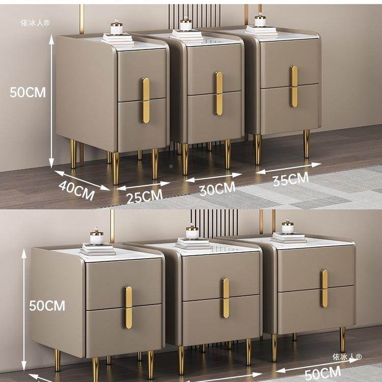 实木迷你床岩头现依冰人?1柜简约20代cm储物柜小型收纳柜轻奢板超