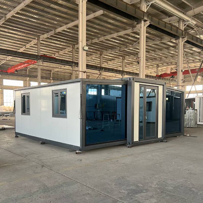 集装箱移动房双翼折叠箱活动房移动可折叠住人拓展房展翼式阳光房