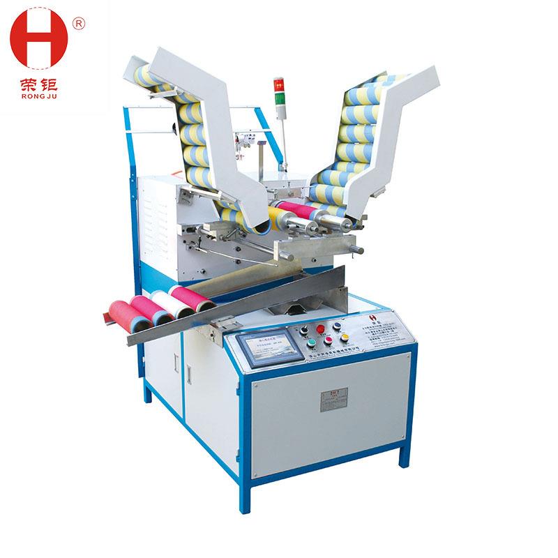 佛山南海全自动高速分纱机纸筒纺织绕线机触摸屏控制纬纱机