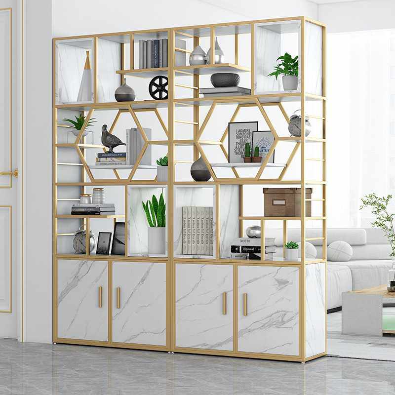 北欧书架落地置物架网红轻奢铁艺隔断简约办公室收纳书柜客厅书房,鲜花速递/花卉仿真/绿植园艺,其它园艺用品,淘宝优惠券,粉丝福利购,淘宝优惠卷