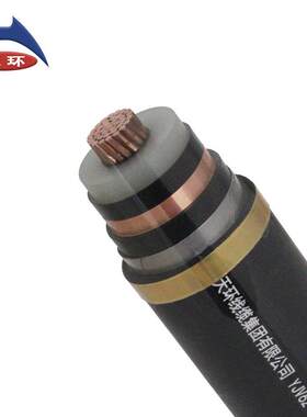 天环 ZC-YJV62高压铜电缆 国标单芯/1*70平方 10KV阻燃电力电缆