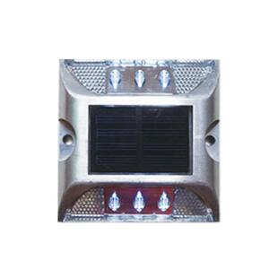 太阳能铸铝道钉灯闪光夜间警示频闪灯货车路面园林高速公路障碍灯