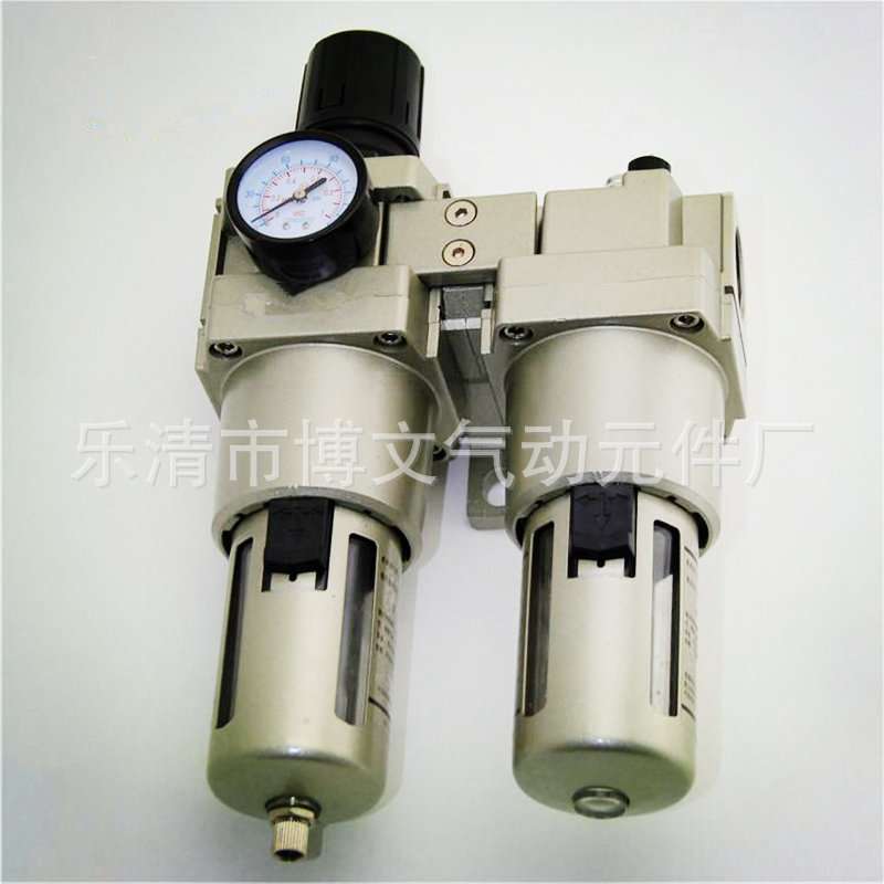 AC5010-10过滤器 油水分离器二联件 1寸调压过滤器 AW5000+AL5000