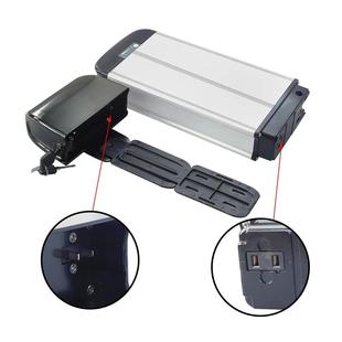 Haitun 1号EBIKE 后尾座电池盒货架式电池现货外壳可装52颗18650