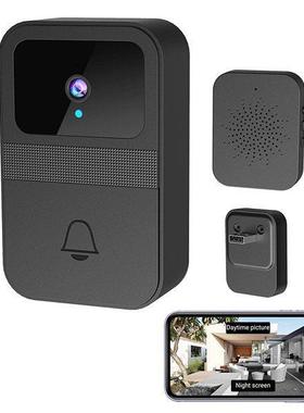 1个 颜色：黑色 材质：塑料 无线视频门铃，智能无线远程视频门铃