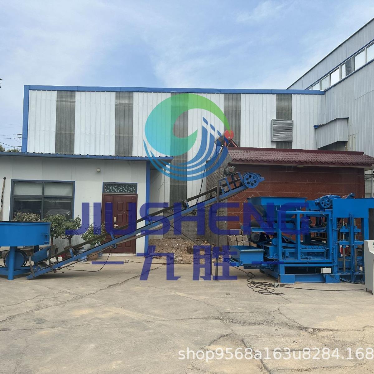 非洲全自动砌砖机空心砖块生产机水泥混凝土生产透水砖路面砖设备