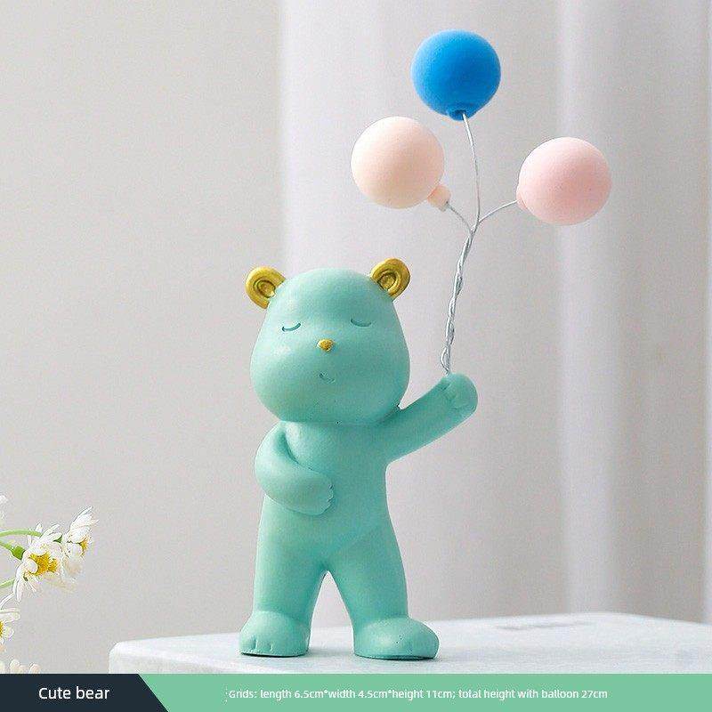 可爱的小动物家客厅书房电视橱柜装饰品气球涂鸦熊淘气猫创意配件,家居饰品,装饰摆件,淘宝优惠券,粉丝福利购,淘宝优惠卷