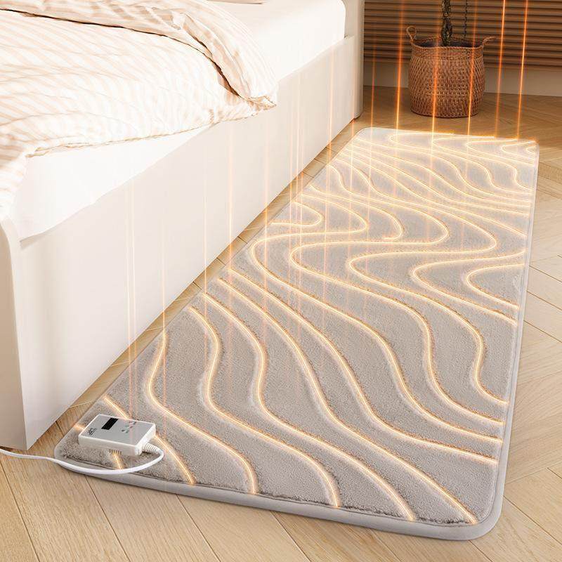 卧室床边加热地毯碳晶石墨烯电热冬季瑜伽健身发热毯子地暖地垫子,居家布艺,床边毯,淘宝优惠券,粉丝福利购,淘宝优惠卷