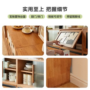 电视柜客厅家用实木地柜自由组合模块柜小户型书柜简约卧室斗柜