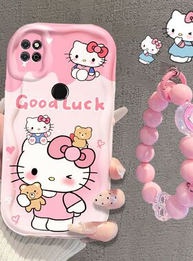 适用荣耀play5t手机壳koz-al40新款华为智选s7硅胶软SP100保护套nzonesS7新款piay全包防摔5g卡通kt猫高级女