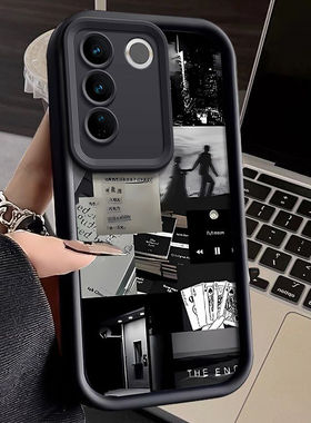 适用vivos16pro手机壳V2245A保护套vivo s16e全包防摔V2239A情侣vlvos16软硅胶V2244A新款viv0s16pr0个性情侣