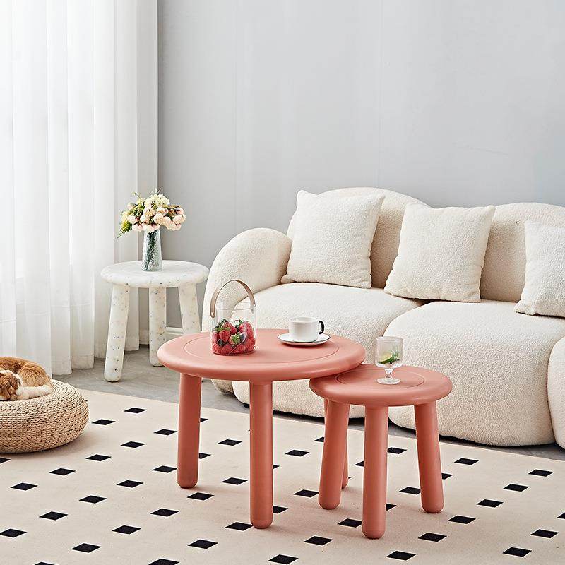 北欧塑料茶几幼儿园儿童桌椅现代简约圆桌创意边几阳台户外小桌子,农用物资,其他肥料,淘宝优惠券,粉丝福利购,淘宝优惠卷
