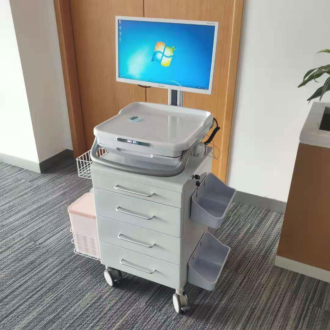 移动护理工作站护士医生一体机电脑台车护理车工作台