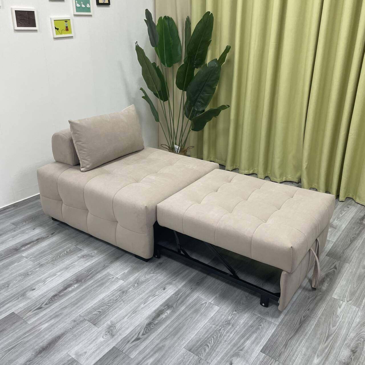 泡芙沙发床奶油现代风单人折叠坐卧两用懒人沙发床,农用物资,其他肥料,淘宝优惠券,粉丝福利购,淘宝优惠卷