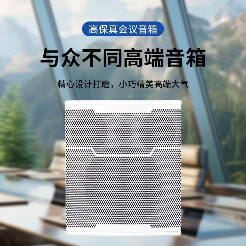 会议扩声音箱超薄会议音响8寸10寸音响室内壁挂音箱教室广播设备
