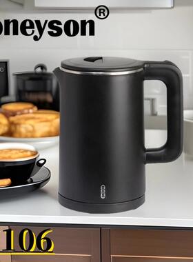 1.0L不锈钢电热水壶开水壶外贸小家电酒店热水壶304电烧水壶K106