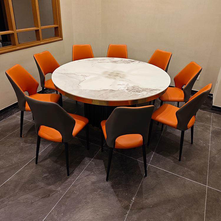 轻奢岩板餐桌椅组合轻奢潮州菜餐厅饭桌带转盘岩板圆形餐桌圆桌椅,农用物资,其他肥料,淘宝优惠券,粉丝福利购,淘宝优惠卷