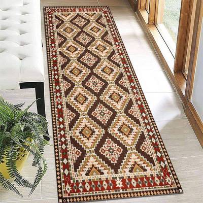 德芙绒地毯家用加厚防滑吸水脚垫长条玄关地毯垫tpr水洗底地垫子