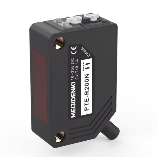 明治传感方型红光LED检测距离2米回归反射光电传感器PTE-RM2AP