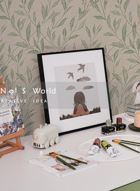 KINO奇诺儿童房摆件女孩现代轻奢小清新样板间小孩房间书桌装饰品