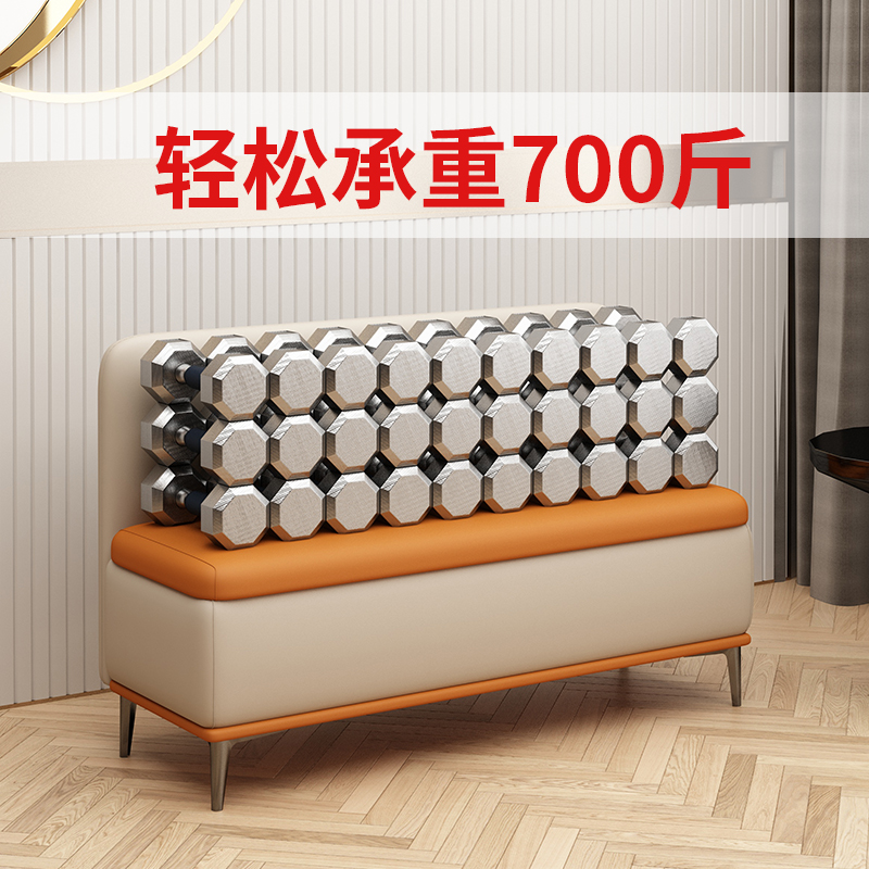 换鞋凳家用储物凳靠背沙发卧室床尾凳衣帽间服装鞋店休息区长条凳