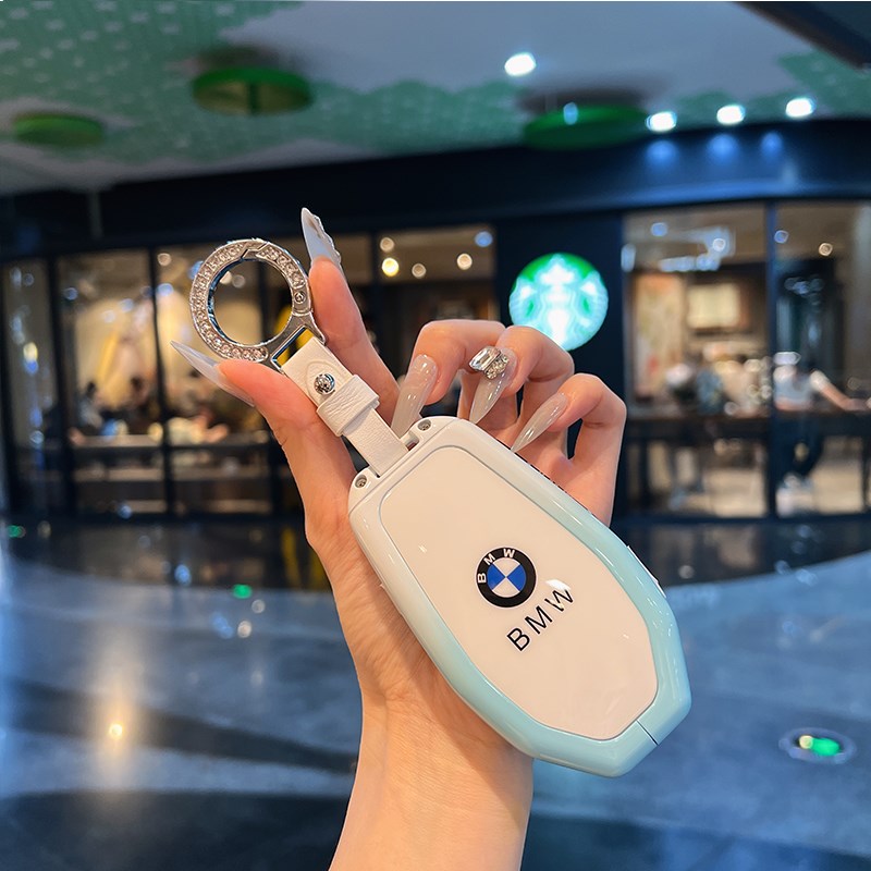 适用宝马7系液晶钥匙套730Li7405系530Le壳 X5X7智能6系630GT扣包