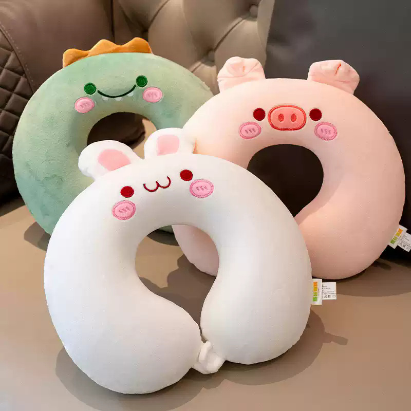 记忆棉u型枕脖子靠枕午睡颈椎头枕脖枕飞机坐车睡觉u形枕头侧睡