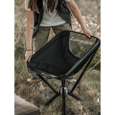 虚胖月亮椅超轻铝合金克米特沙滩户外折叠便携式懒人靠背露营椅子
