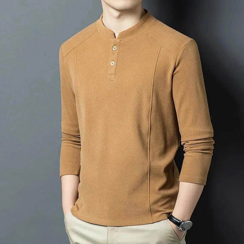 佳佳轻奢服饰亨利领卫衣男秋美式拼接立领长袖T恤内搭保暖打底衫,男装,卫衣,淘宝优惠券,粉丝福利购,淘宝优惠卷