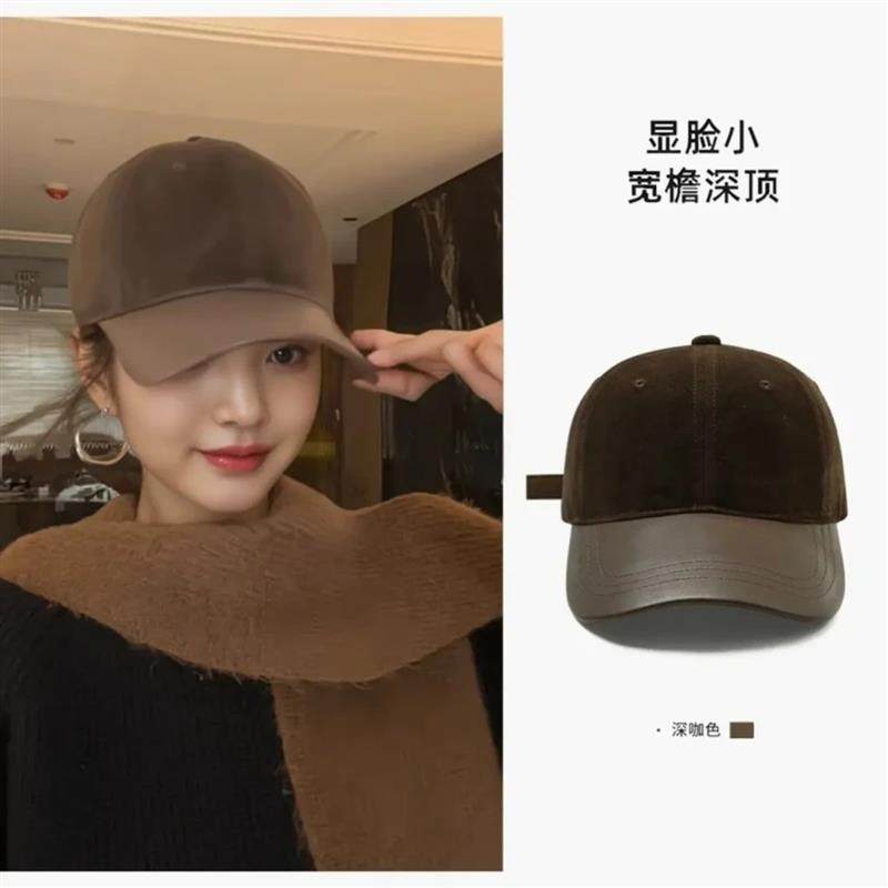 咖米精选秋冬朋克风棒球帽显脸小大帽檐冬季帽子男百搭网红款,运动/瑜伽/健身/球迷用品,棒球帽,淘宝优惠券,粉丝福利购,淘宝优惠卷