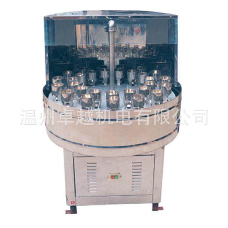 半自全动冲旋转CP/SP式冲瓶瓶机 半自动圆盘式刷洗瓶机 自动翻转