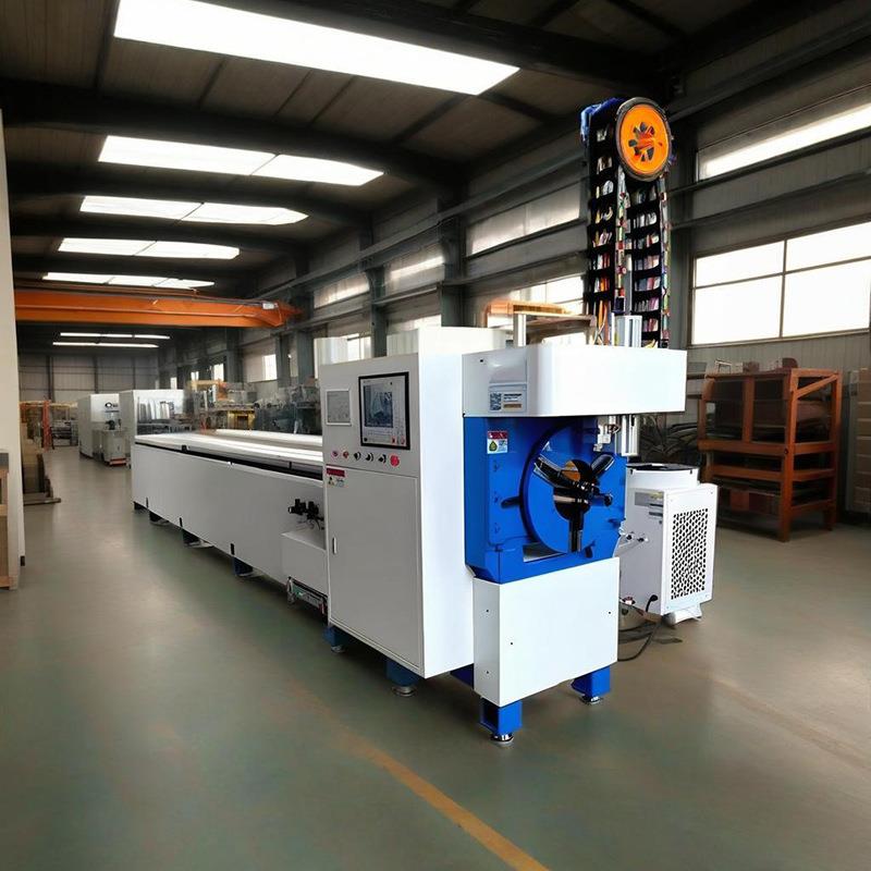 供应激光切割机方管圆管异型管不锈钢管全自动卧式金属切割机