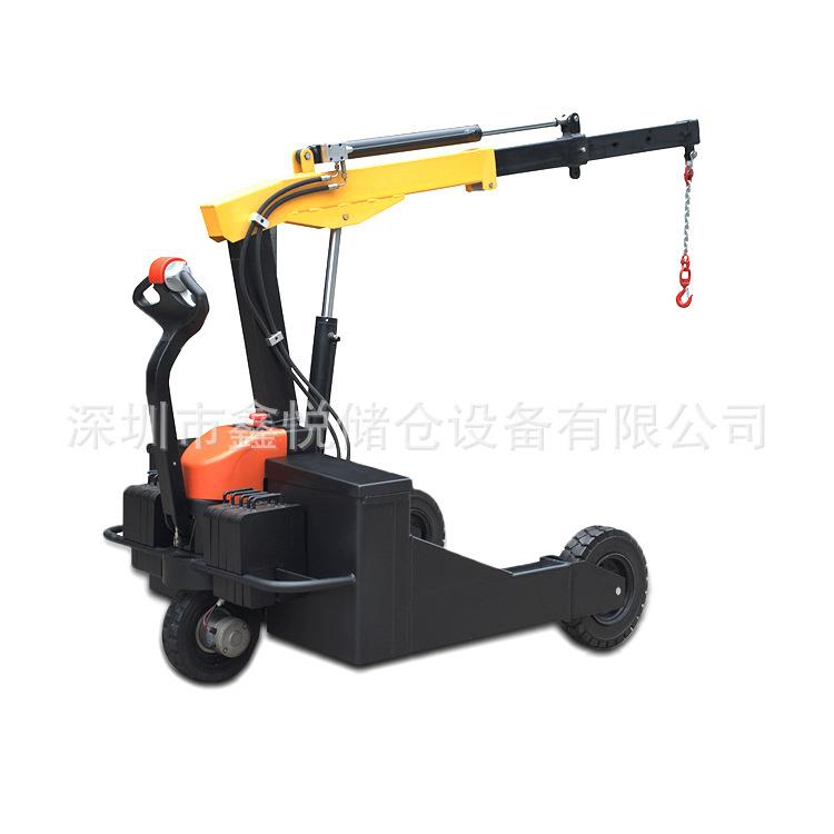配重式电动单臂吊机无支腿液压升高吊臂车半电动伸缩小吊机