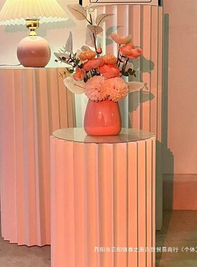 直播展示台产品中岛地台流水台模特展台底座摆件立柱橱窗陈列摆台