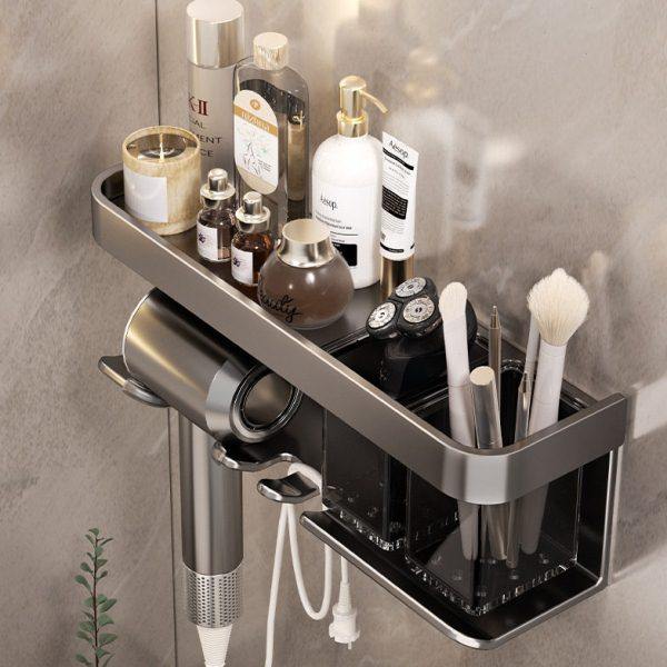 免打孔多用吹风机架太空铝壁挂电吹风支架卫生间收纳吹风机置物架,家庭/个人清洁工具,吹风机置物架,淘宝优惠券,粉丝福利购,淘宝优惠卷