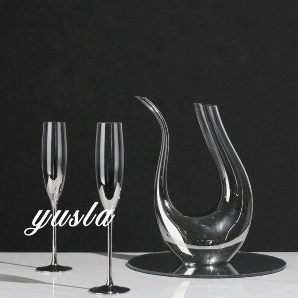 简约客厅红酒杯醒酒杯餐厅吧台柜香槟酒杯酒店别墅样板件摆件软装