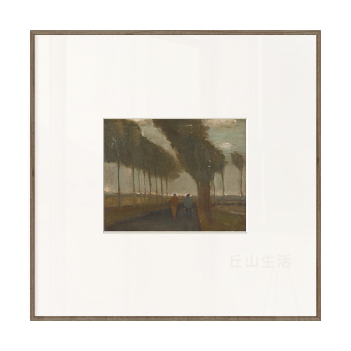 丘山生活 梵高乡村风光 装饰画 艺术小众风景挂画民宿卧室原木风