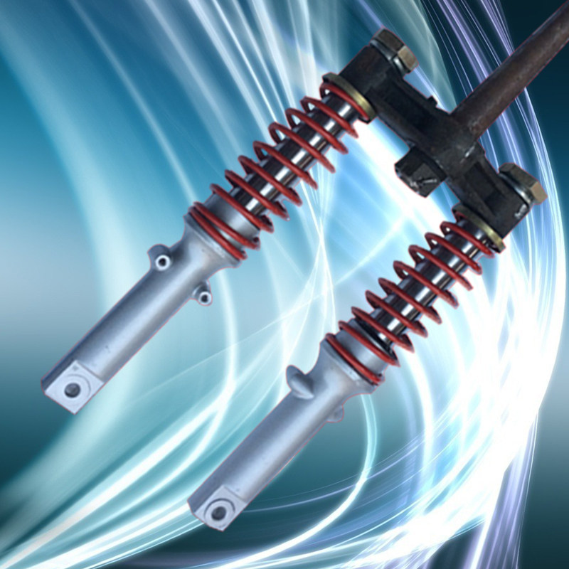 篷车前避震载客333743直径15轴20外簧封闭车减震51电动三轮车避震