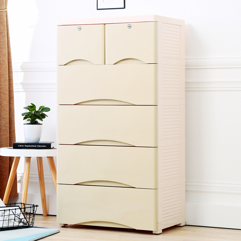特大号收纳柜子塑料抽屉式宝宝衣柜婴儿童整理柜储物柜衣物五斗柜