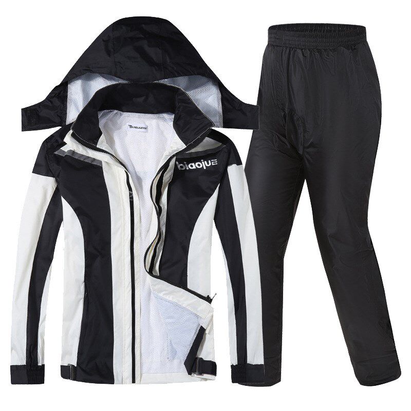 雨衣雨裤套装男式薄款户外骑行机车防暴雨男装125摩托车雨衣套装
