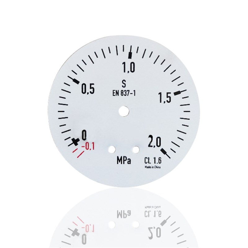 空压机压力表轴向带前边压力表面板式压力真空表Y60ZT -0.1~2MPA
