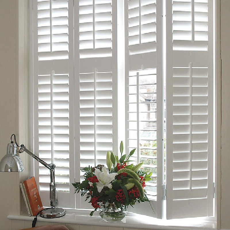 实木百叶窗家用卫生间木质百叶窗帘衣帽间隔断百叶门折叠门定制