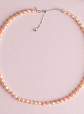 天然淡水珍珠女款彩色时尚百搭链