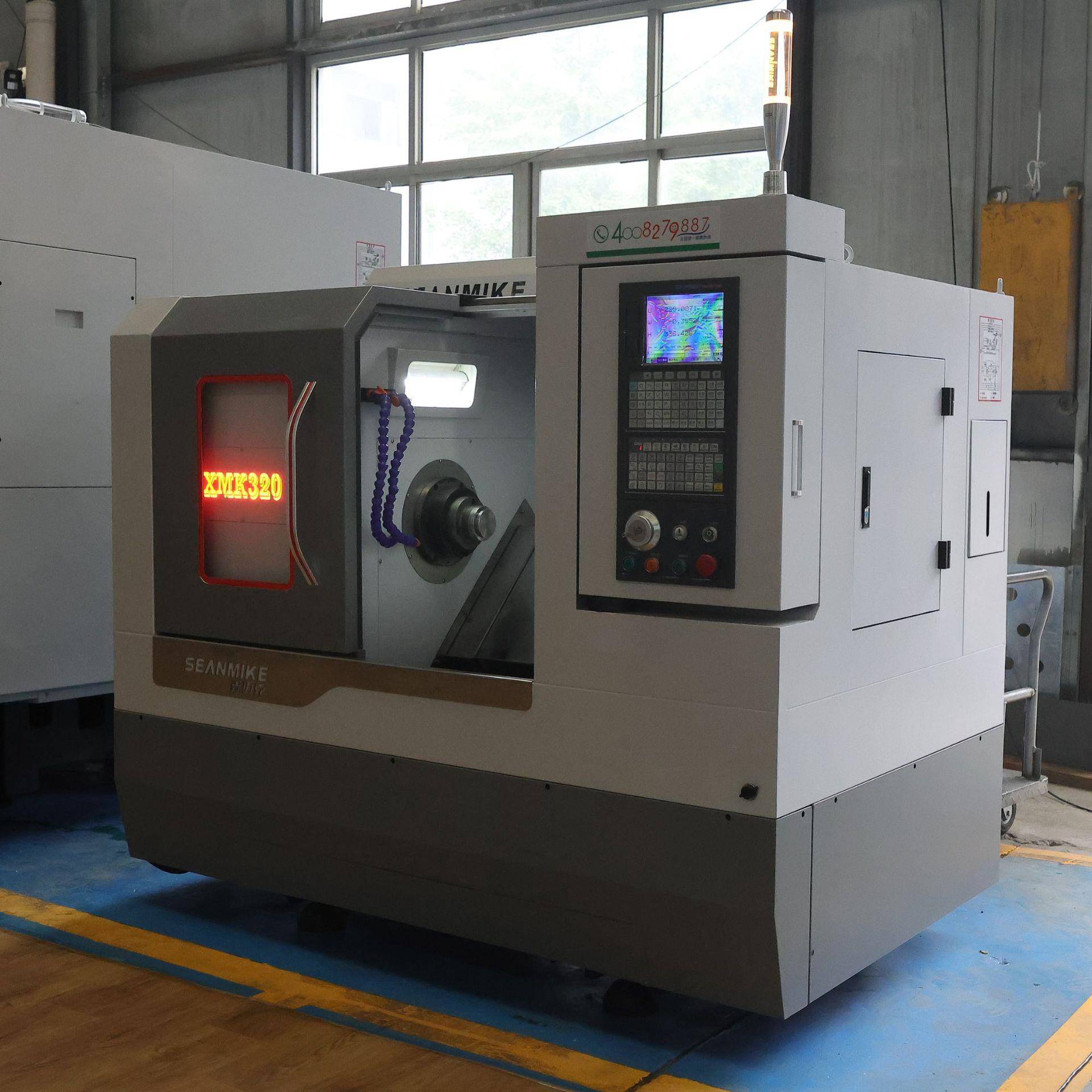 斜轨数控车床机床高精度全自动车铣复合带Y轴液压伺服动加工中心