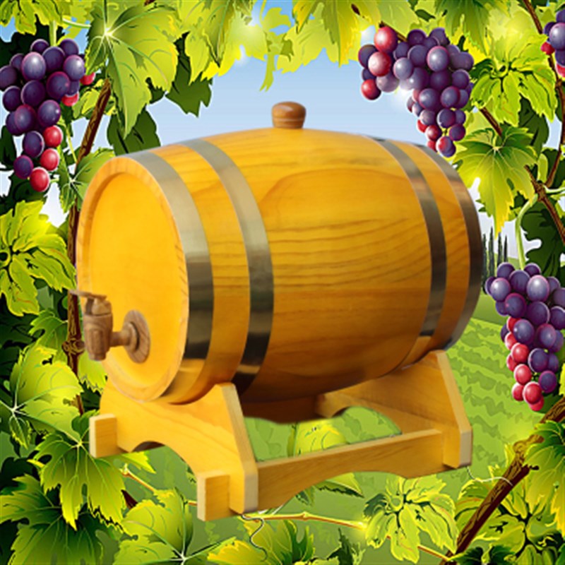 橡木酒桶葡萄酒白酒啤酒桶装小木桶木质家用红酒桶橡木桶酒桶