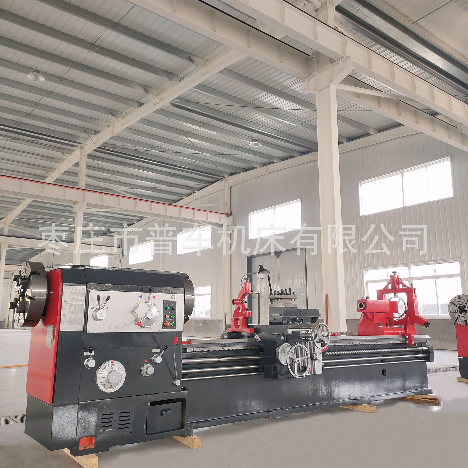 车床厂家CW6163普通车床整体铸件床身C6163*3000双卡盘配置