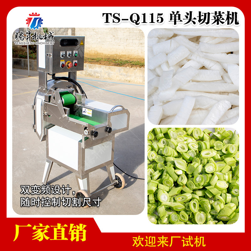 大型单头切菜机 葱苗蒜苗菠菜大白菜等切菜机 厂家直销