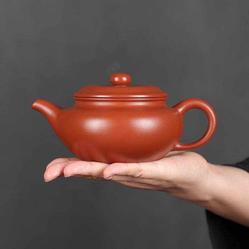 宜兴紫砂壶大容量泡茶壶全手工朱泥仿古茶壶泡茶专用紫砂茶壶茶具